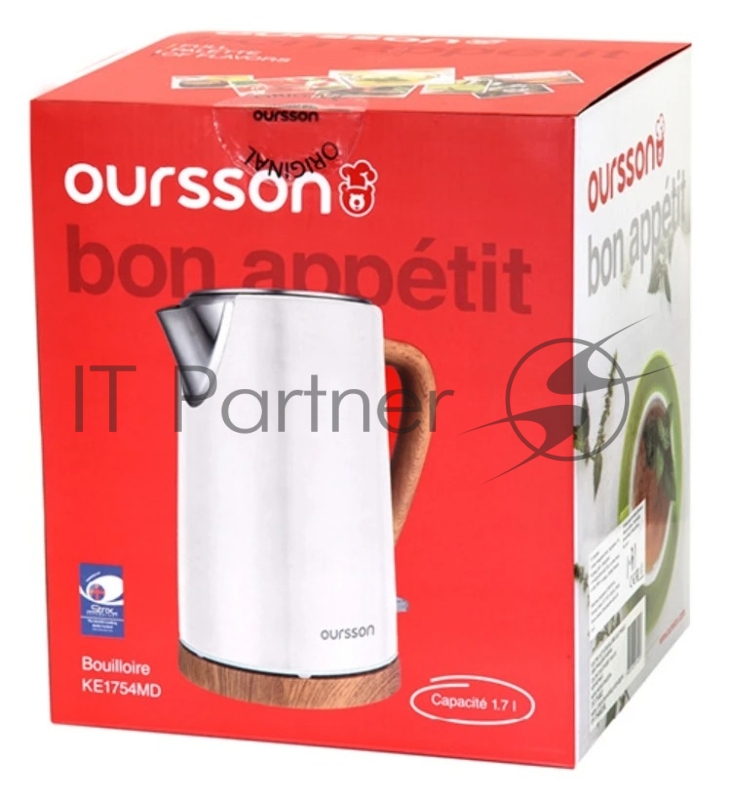 Чайник электрический OURSSON KE1754MD/IV
