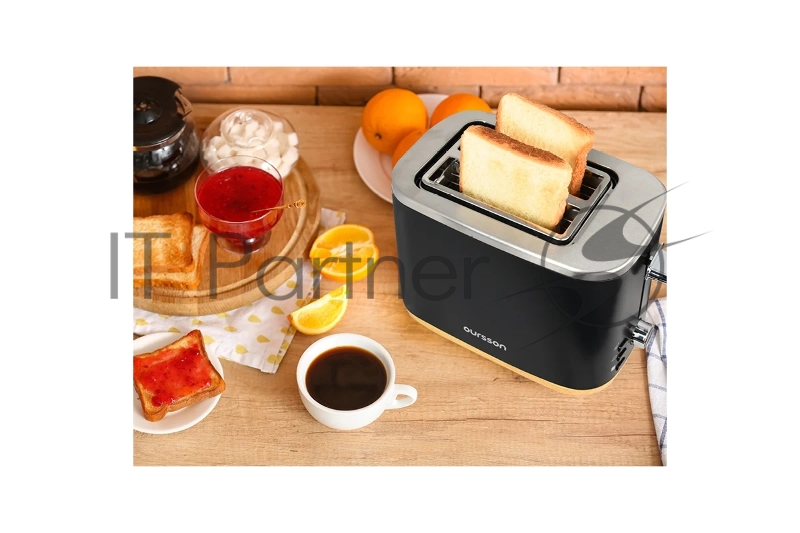 Тостер OURSSON TS2106/BL чёрный