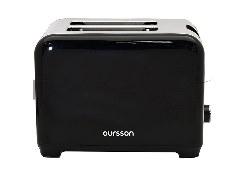 Тостер OURSSON TS2120/BL чёрный, 930 Вт