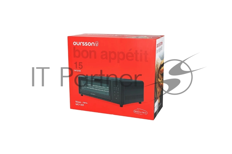 Мини-печь OURSSON MO1305/BL чёрный, 15 л, 1700 Вт