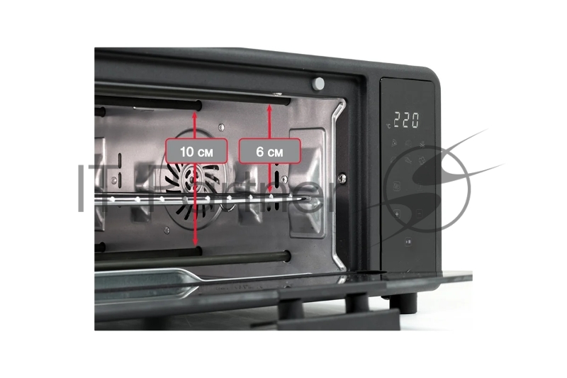 Мини-печь OURSSON MO1305/BL чёрный, 15 л, 1700 Вт