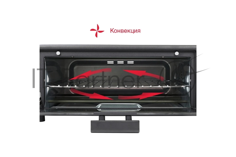 Мини-печь OURSSON MO1305/BL чёрный, 15 л, 1700 Вт