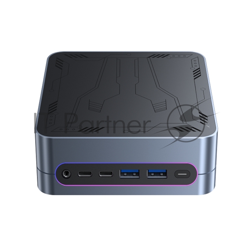 Компьютер Chuwi LarkBox S Intel Core i3 1220P(1.5Ghz)/16384Mb/512SSDGb UHD Graphics/BT/WiFi/war 1y/0.4kg/Gray+Black/Win11Pro + Aluminum+plastic/RAM slot*2/bracket/USB2.0*2/USB3.2