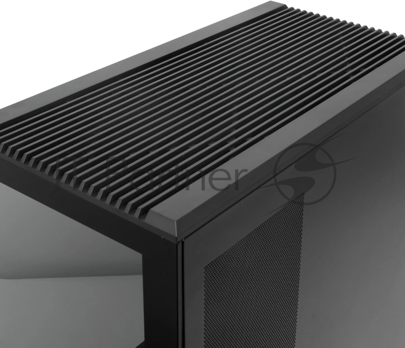 Корпус без блока питания HSPD F711-TGBK, Panoramic Full Tower, Black, TG, 0.7 SPCC, no fans ATX, mATX, mITX 190/420/280mm 2x2.5, 2x3.5, 7xPCI 1xUSB-A 3.0, 1xUSB-C 445x235x475mm