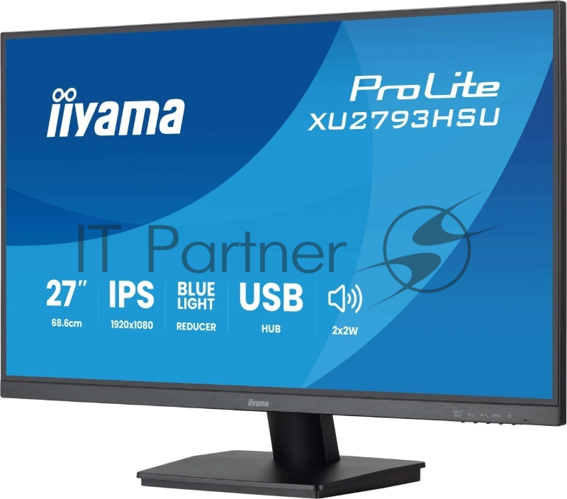 Монитор Iiyama 27 ProLite XU2793HSU-B7 черный IPS LED 1ms 16:9 HDMI M/M матовая 250cd 178гр/178гр 1920x1080 100Hz DP FHD USB 3.8кг