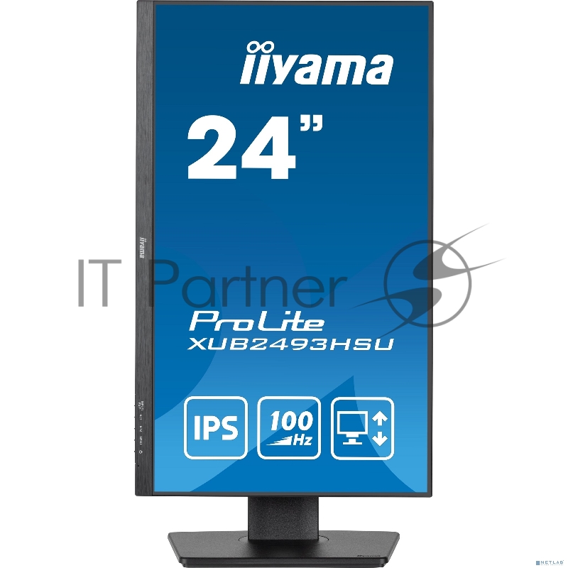 Монитор Iiyama 23.8 ProLite XUB2493HSU-B7 черный IPS LED 1ms 16:9 HDMI M/M матовая HAS Piv 1300:1 300cd 178гр/178гр 1920x1080 100Hz DP FHD USB 4.6кг