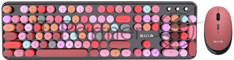 Комплект клавиатура + мышь AULA AC306 Black-Colorful