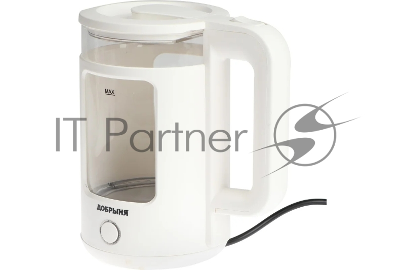 Чайник электрический ДОБРЫНЯ DO-1259W белый