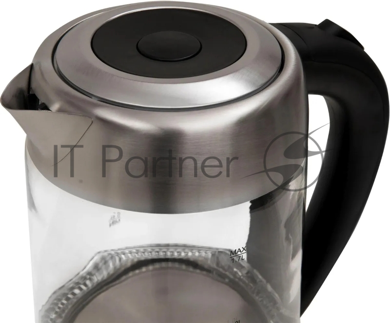 Чайник электрический OASIS K-7GS стальной+черный 1,7л. 2200Вт