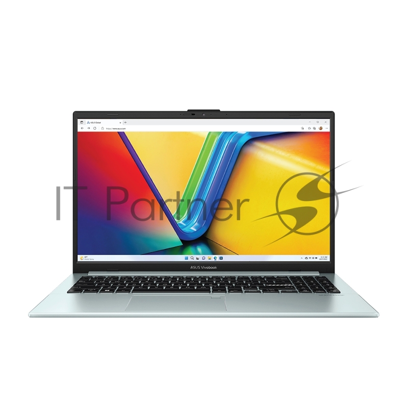 Ноутбук ASUS Vivobook Go 15 E1504FA AMD Ryzen 5 7520U 2800 MHz/15.6/1920x1080/8GB/512GB SSD/AMD Radeon 610M/Windows 11 Pro (90NB0ZR3-M00L20_Win11P) Green-Grey