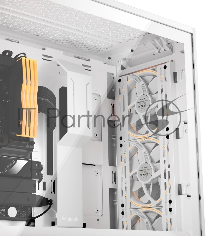 Корпус ПК без блока питания Case be quiet! SHADOW BASE 800 FX, Full-Tower, TG, 4x140mm ARGB, 2xUSB-A 3.2, 1xUSB 3.2 Type-C, E-ATX, ATX, mATX, mITX White