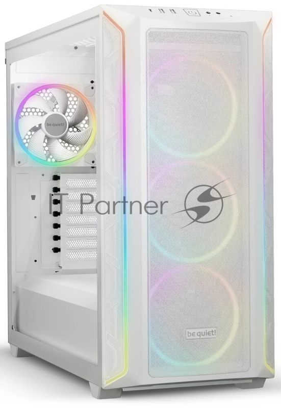 Корпус ПК без блока питания Case be quiet! SHADOW BASE 800 FX, Full-Tower, TG, 4x140mm ARGB, 2xUSB-A 3.2, 1xUSB 3.2 Type-C, E-ATX, ATX, mATX, mITX White