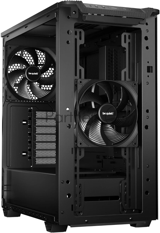 Корпус ПК без блока питания Case be quiet! PURE BASE 501 Airflow Window, Midi-Tower, TG, 2x140mm, 2xUSB-A 3.2, 1xUSB 3.2 Type-C, ATX, mATX, mITX Black