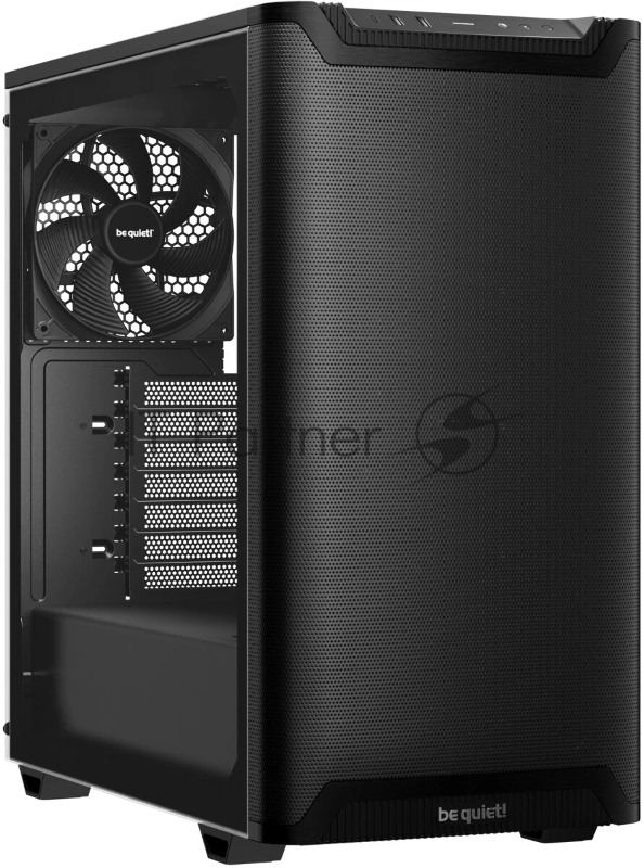 Корпус ПК без блока питания Case be quiet! PURE BASE 501 Airflow Window, Midi-Tower, TG, 2x140mm, 2xUSB-A 3.2, 1xUSB 3.2 Type-C, ATX, mATX, mITX Black