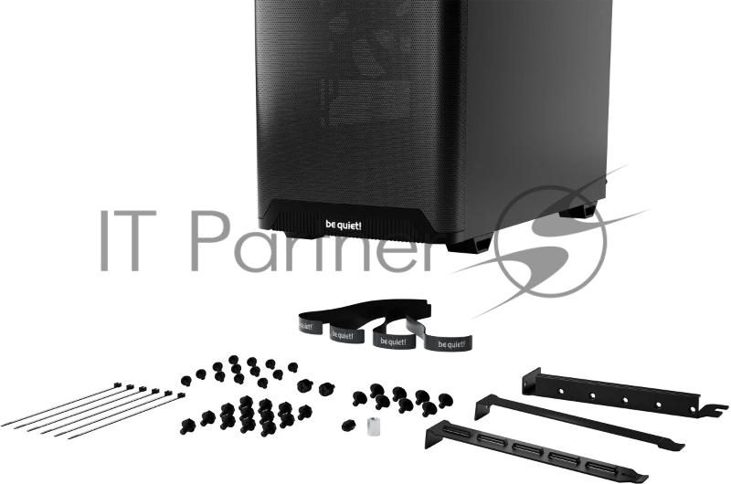 Корпус ПК без блока питания Case be quiet! PURE BASE 501 Airflow Window, Midi-Tower, TG, 2x140mm, 2xUSB-A 3.2, 1xUSB 3.2 Type-C, ATX, mATX, mITX Black