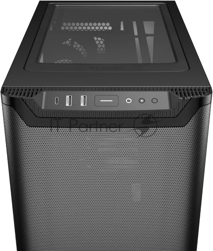 Корпус ПК без блока питания Case be quiet! PURE BASE 501 Airflow Window, Midi-Tower, TG, 2x140mm, 2xUSB-A 3.2, 1xUSB 3.2 Type-C, ATX, mATX, mITX Black