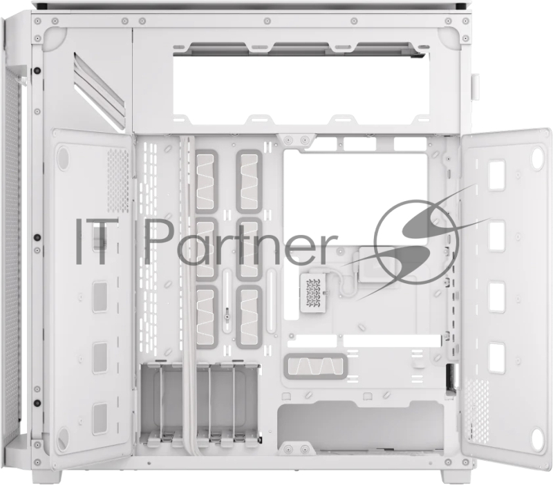 Корпус без блока питания Case Corsair iCUE LINK 9000D Airflow, Full-Tower, TG, no fan, 4xUSB-A 3.2, 2xUSB 3.2 Type-C, SSI-EEB, E-ATX, ATX, mATX, mITX White