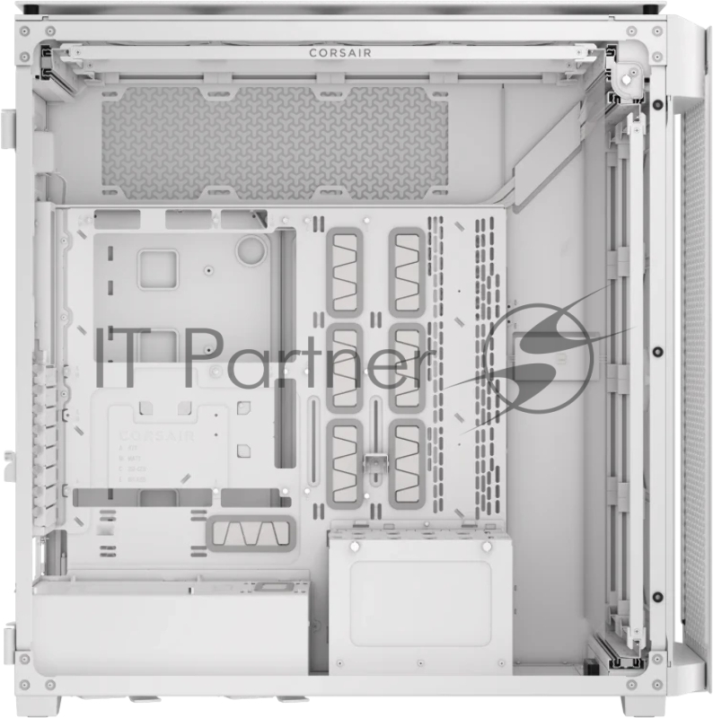 Корпус без блока питания Case Corsair iCUE LINK 9000D Airflow, Full-Tower, TG, no fan, 4xUSB-A 3.2, 2xUSB 3.2 Type-C, SSI-EEB, E-ATX, ATX, mATX, mITX White