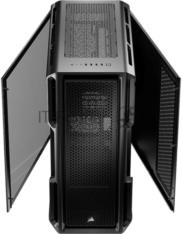 Корпус без блока питания Case Corsair 5000T, Midi-Tower, TG, no fan, 4xUSB-A 3.2, 1xUSB 3.2 Type-C, E-ATX, ATX, mATX, mITX Black
