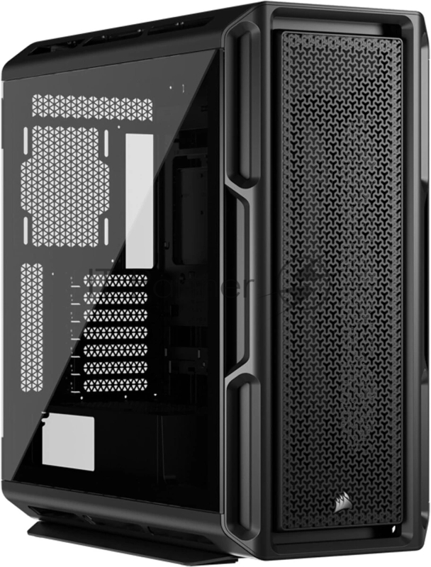 Корпус без блока питания Case Corsair 5000T, Midi-Tower, TG, no fan, 4xUSB-A 3.2, 1xUSB 3.2 Type-C, E-ATX, ATX, mATX, mITX Black
