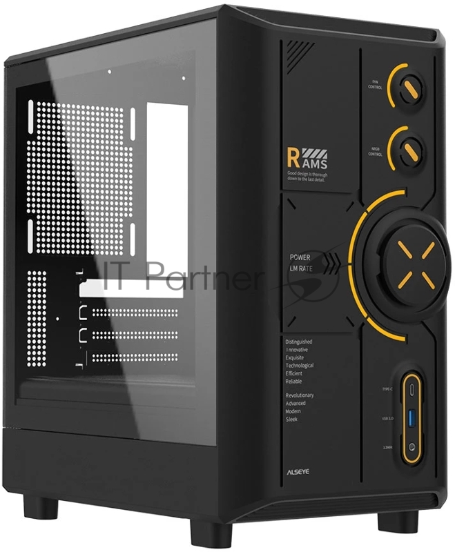 Корпус RAMS 2.0(Black)-Type C