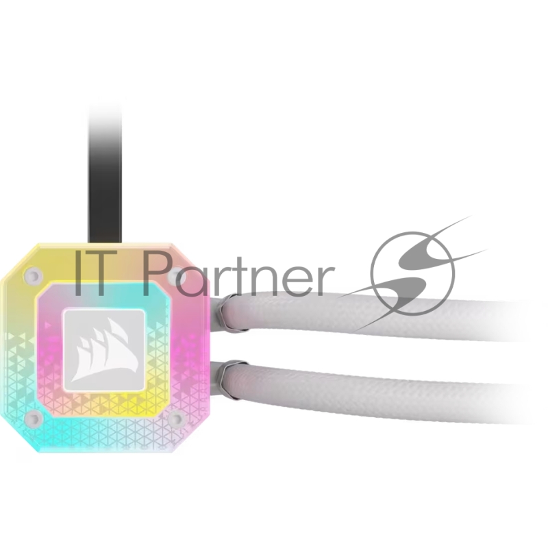 Система жидкостного охлаждения Water Cooling System Corsair iCUE H150i ELITE CAPELLIX XT (360mm, White, RGB/ Fans: 3x120mm, 65.57CFM, 37dBA, 2100RPM/Rad thickness 27mm/ S: 1851, 1700, 1200, 115X, AM5, AM4)