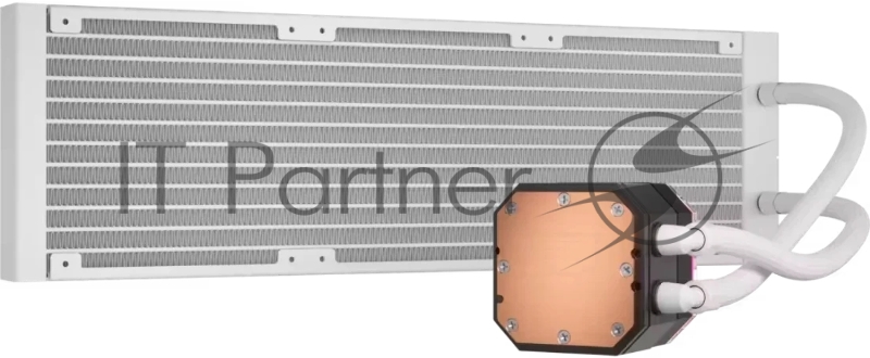 Система жидкостного охлаждения Water Cooling System Corsair iCUE H150i ELITE CAPELLIX XT (360mm, White, RGB/ Fans: 3x120mm, 65.57CFM, 37dBA, 2100RPM/Rad thickness 27mm/ S: 1851, 1700, 1200, 115X, AM5, AM4)