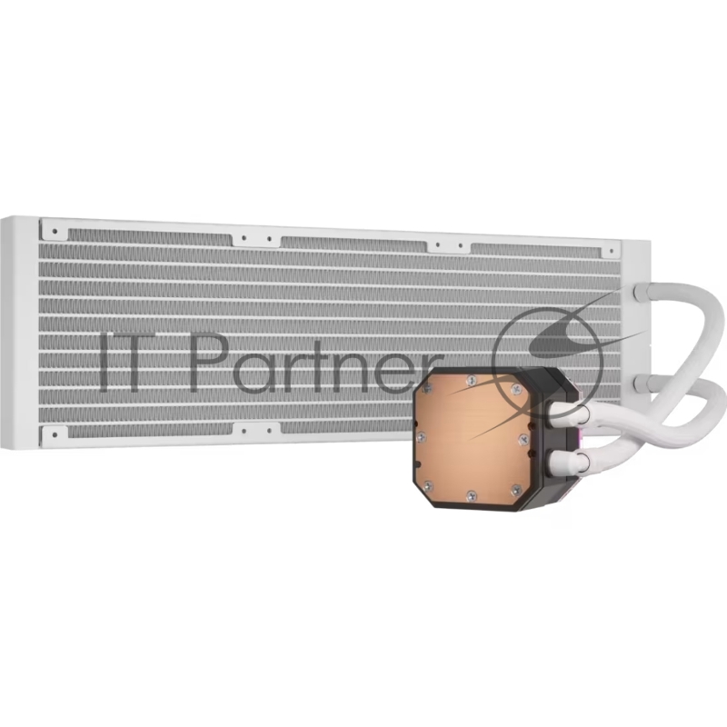Система жидкостного охлаждения Water Cooling System Corsair iCUE H150i ELITE CAPELLIX XT (360mm, White, RGB/ Fans: 3x120mm, 65.57CFM, 37dBA, 2100RPM/Rad thickness 27mm/ S: 1851, 1700, 1200, 115X, AM5, AM4)