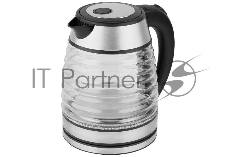 Чайник Homestar HS-1046 (1,5 л.) стекло, пластик черный