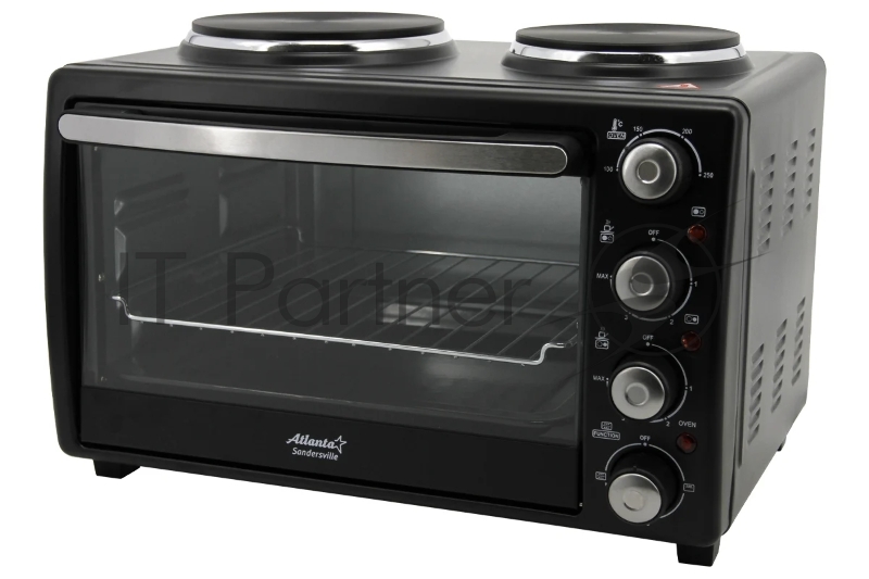 Мини-печь ATLANTA ATH-1410 black