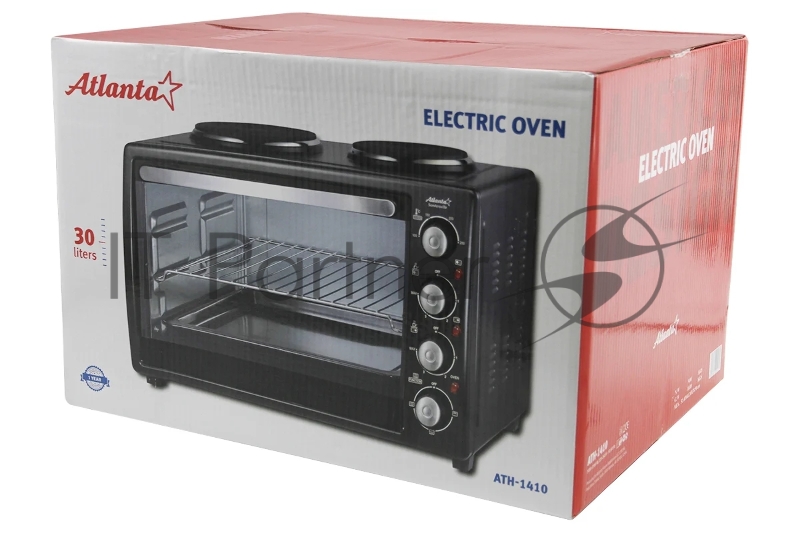 Мини-печь ATLANTA ATH-1410 black