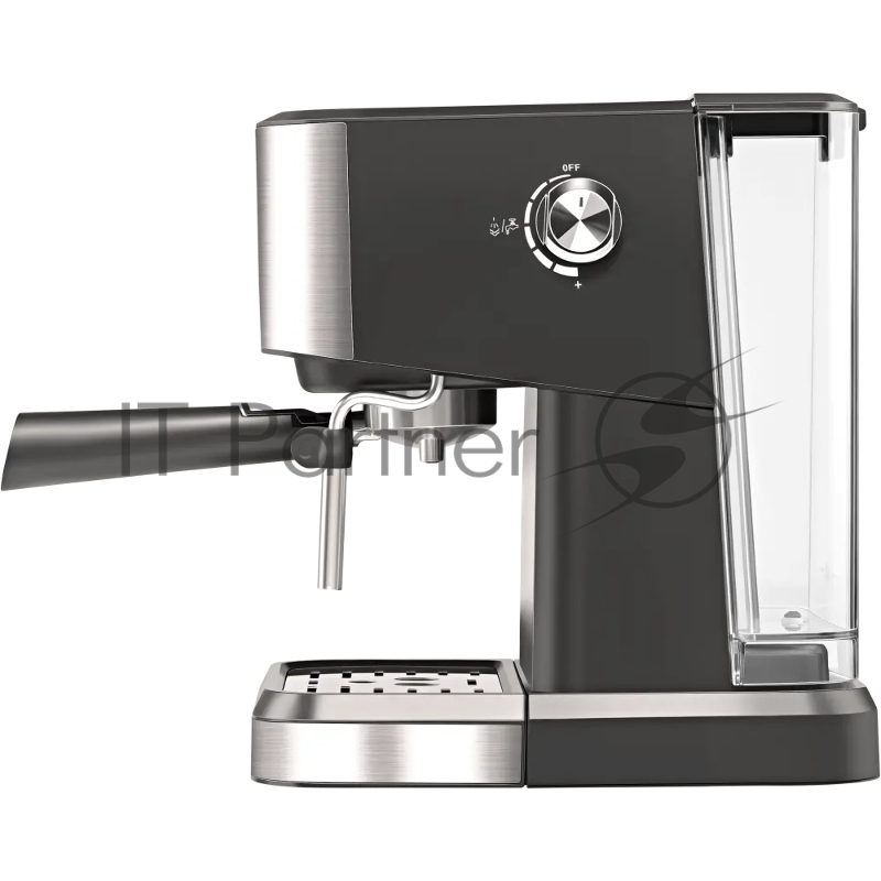 Кофеварка рожковая ARESA AR-1612 чёрный, исп. кофе - молотый, 1,5 л, 1100 Вт, 15 бар