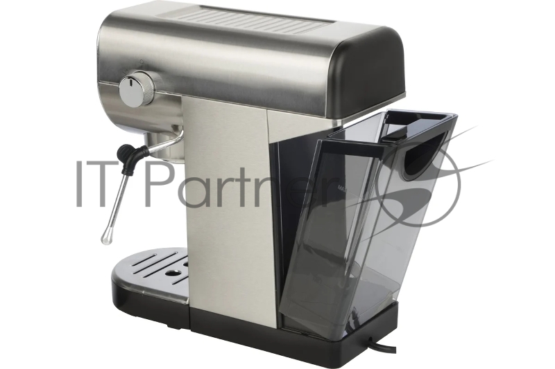 Кофеварка рожковая LEONORD LE-1752 (108135) черный/стальной, исп. кофе - молотый, 0,8 л, 1360 Вт, 20 бар