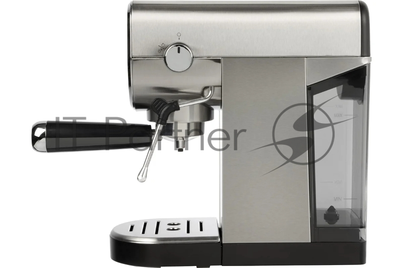 Кофеварка рожковая LEONORD LE-1752 (108135) черный/стальной, исп. кофе - молотый, 0,8 л, 1360 Вт, 20 бар