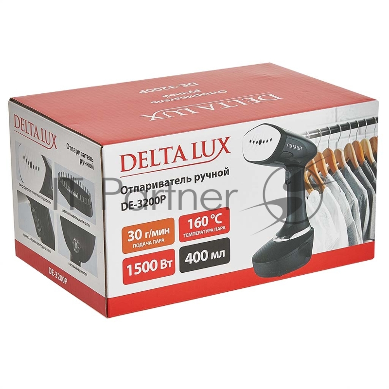 Отпариватель DELTA LUX DE-3200P черный