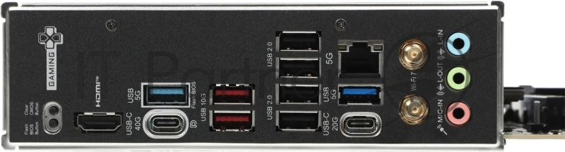 Материнская плата MSI X870E GAMING PLUS WIFI X870E, AM5, 4*DDR5, 3*PCIEx16, 1*PCIEx1, 3*M.2, 2*TypeC, 2*USB3.2Gen2, 6*USB3.2Gen1, 10*USB2.0, 4*SATA3.0, 5G, 1*Type-C(DP), HDMI, ATX, RTL