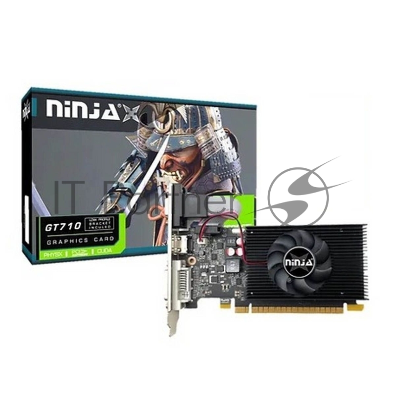 Видеокарта Ninja (Sinotex) GT710 4G DDR3 64BIT DVI HDMI VGA 1FAN RTL