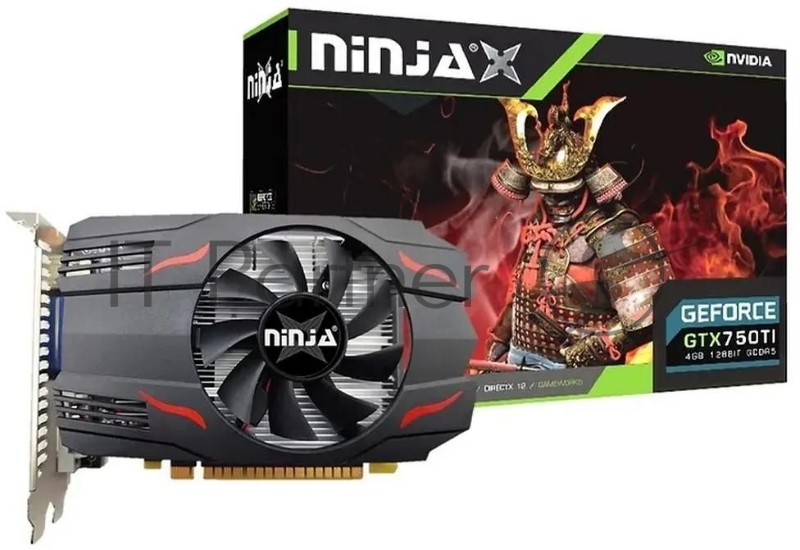 Видеокарта Ninja (Sinotex) GTX750Ti PCIE (640SP) 4GB 128-bit GDDR5 DVI HDMI CRT