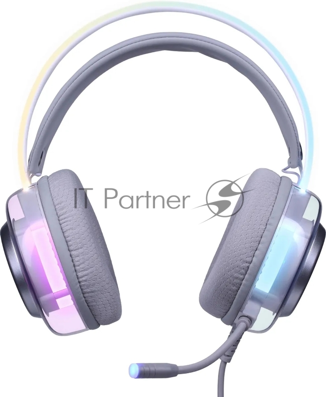 Игровая гарнитура DEFENDER (62490) Glitch белый, RGB