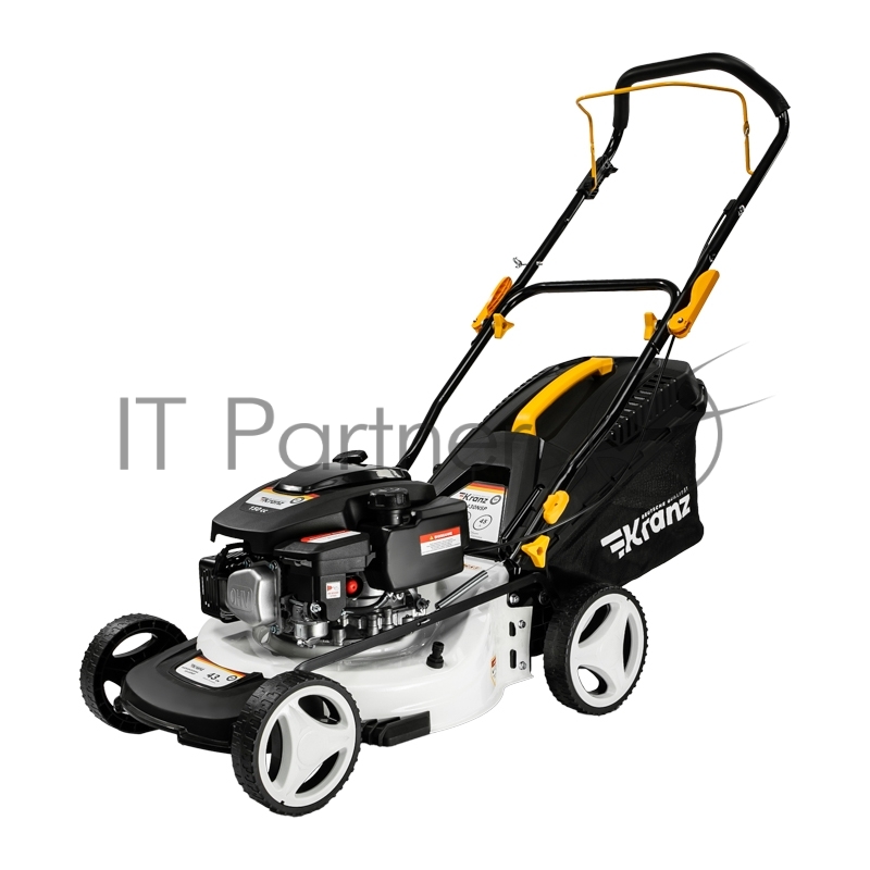 Газонокосилка бензиновая KR-430NSP несамоходная, 150см3, 43см KRANZ