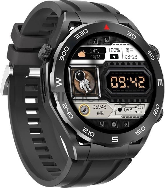 Смарт-часы HOCO (6942007603065) Y16 1.39 Black