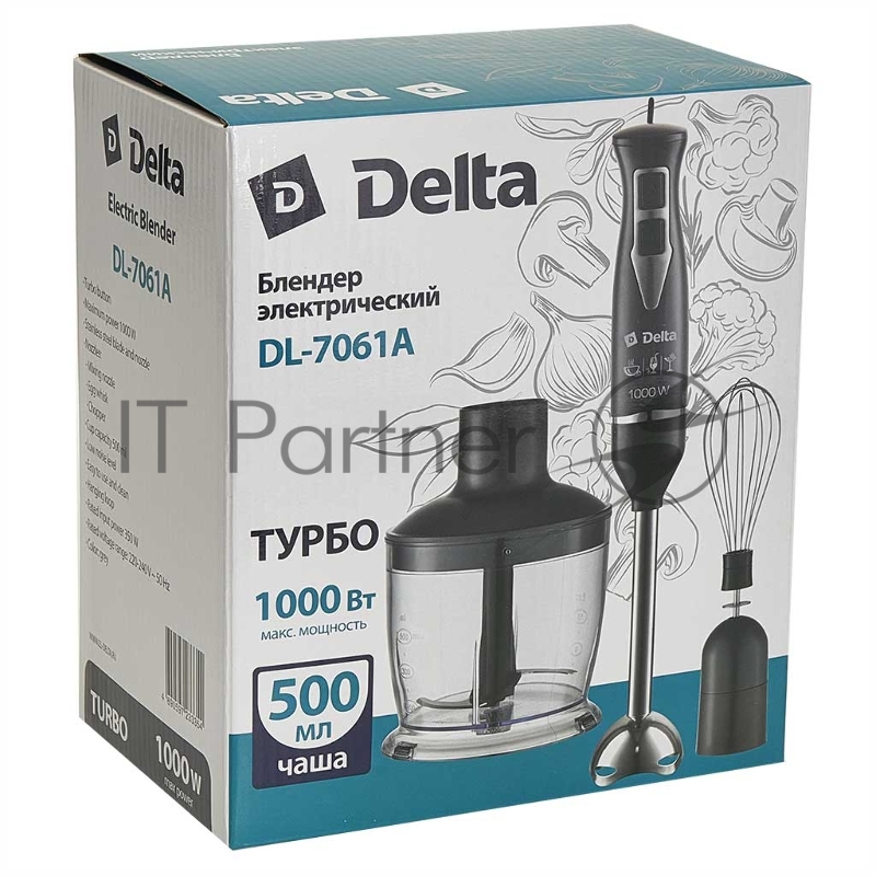 Блендер DELTA DL-7061A цвет: серый