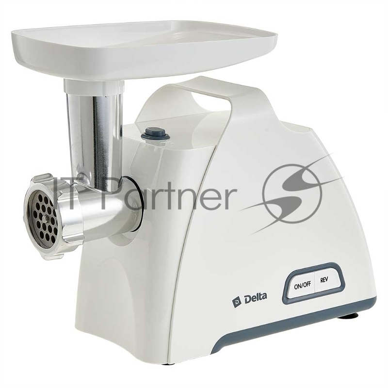 Мясорубка DELTA DL-6104M белый с серым