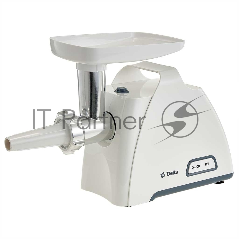 Мясорубка DELTA DL-6104M белый с серым