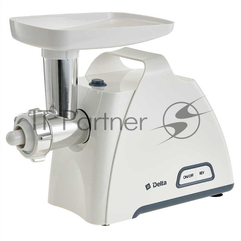 Мясорубка DELTA DL-6104M белый с серым