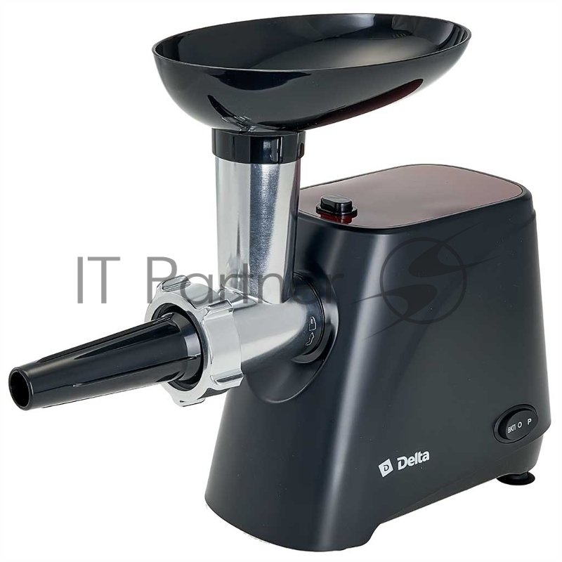 Мясорубка DELTA DL-6106M черный с красным