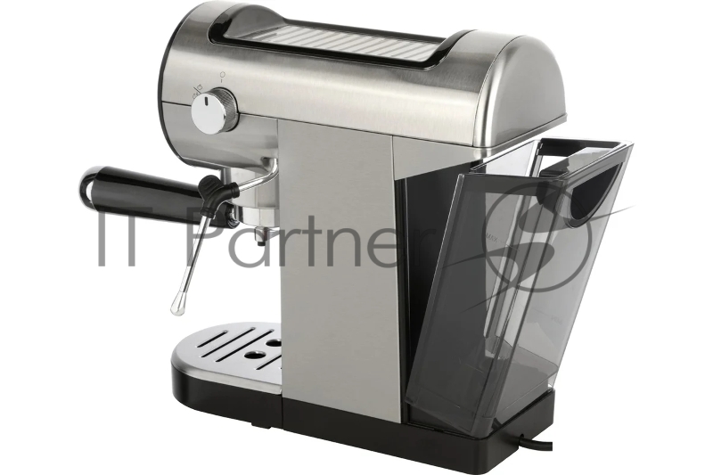 Кофеварка рожковая LEONORD LE-1749 (108134) черный/стальной, исп. кофе - молотый, 0,8 л, 1360 Вт, 20 бар