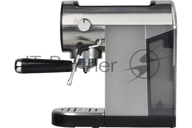 Кофеварка рожковая LEONORD LE-1749 (108134) черный/стальной, исп. кофе - молотый, 0,8 л, 1360 Вт, 20 бар