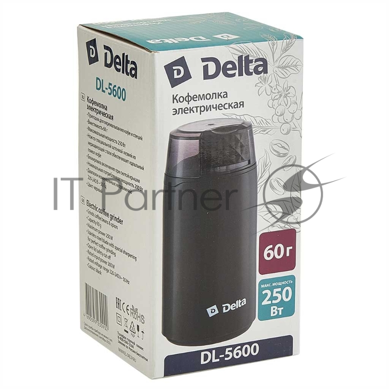 Кофемолка DELTA DL-5600 черная