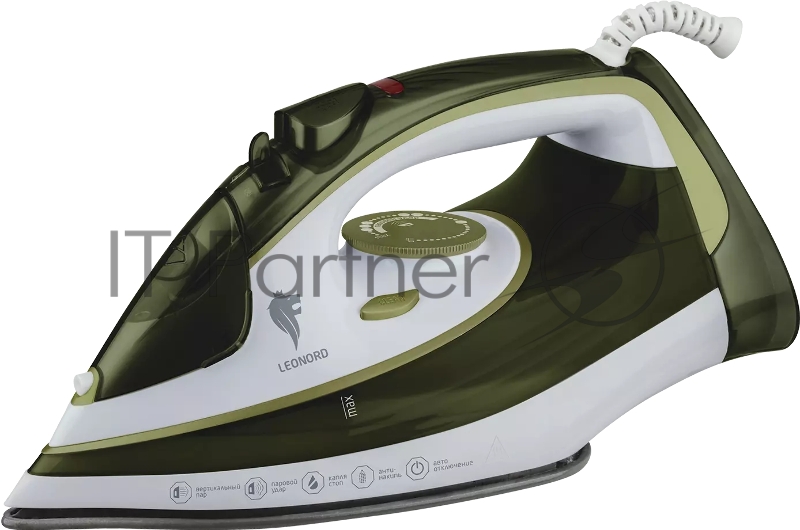 Утюг LEONORD LE-1808 оливковый (108251)